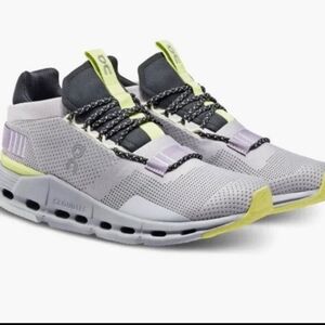 On Running Women's Sneakers in Gray and Lime